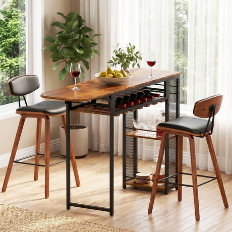 Fingal bar table and stools set in a modern Australian kitchen view 10