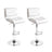 Artiss bar stool gas lift mechanism and PU leather seat detail — Allure Home Collections