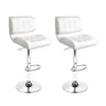 Artiss bar stool gas lift mechanism and PU leather seat detail — Allure Home Collections
