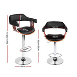 Sorrento Swivel Bar Stool, Black
