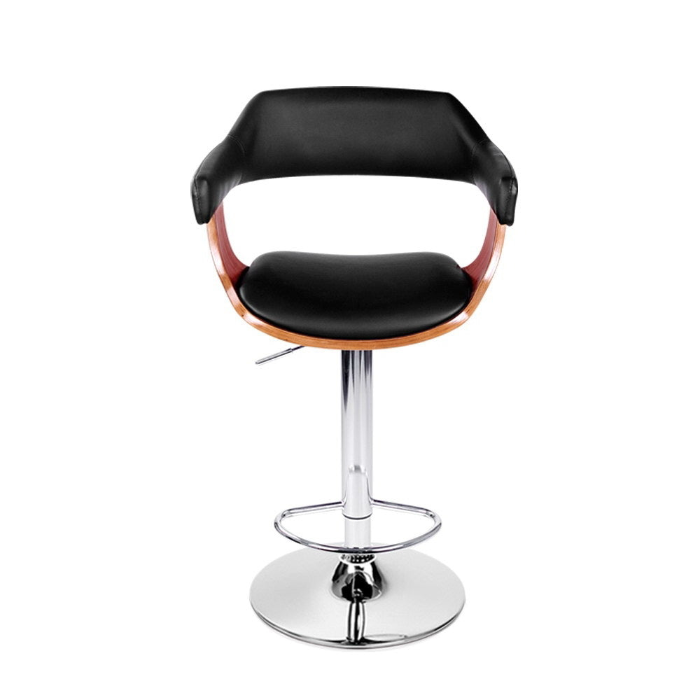 Artiss gas lift bar stool with armrests at kitchen counter — Allure Home Collections