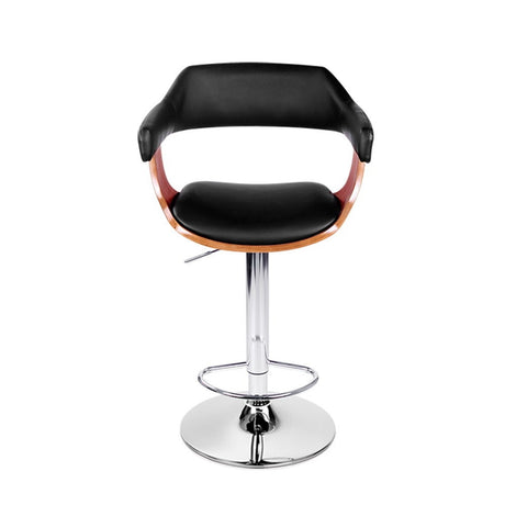 Artiss gas lift bar stool with armrests at kitchen counter — Allure Home Collections