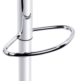 Artiss black bar stool footrest ring and chrome base detail — Allure Home Collections