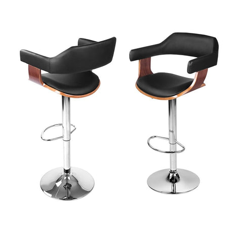 Sorrento Swivel Bar Stool, Black 4pcs