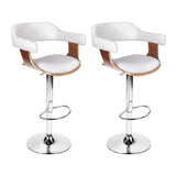 Sorrento Swivel Bar Stool, White 2pcs