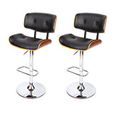 Arthurs Seat Gas Lift Bar Stool, Black 2pcs