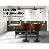 Artiss Joyce black vintage bar stool at kitchen island — Allure Home Collections
