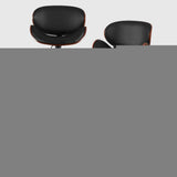 Side profile of Artiss Joyce bar stool showing curved frame and gas lift — Allure Home Collections