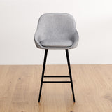 Side profile of Artiss Arugmi bar stool showing frame — Allure Home Collections