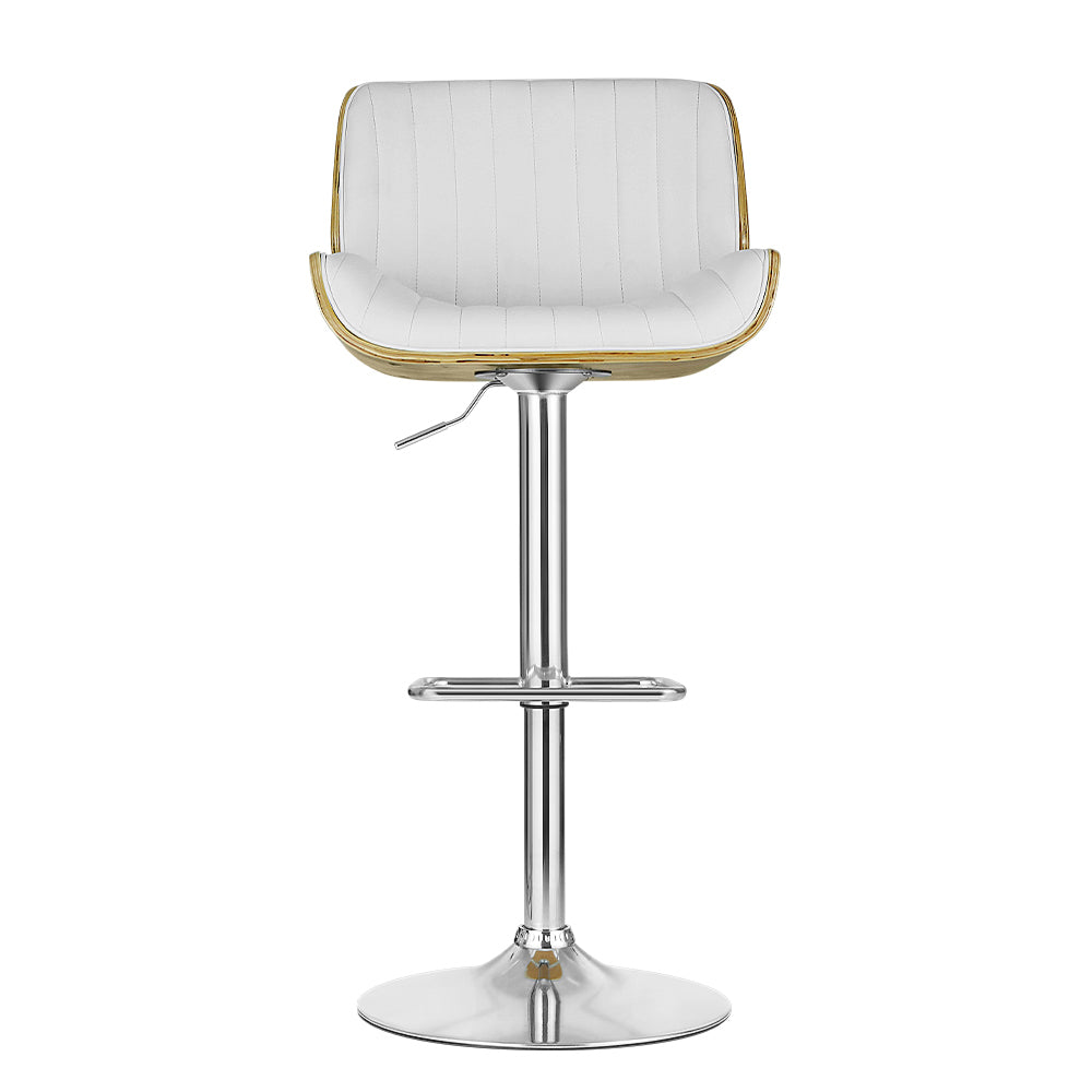 Artiss Galina swivel leather bar stool at kitchen island — Allure Home Collections