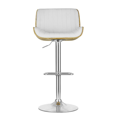 Artiss Galina swivel leather bar stool at kitchen island — Allure Home Collections