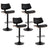 Artiss gas lift PU leather bar stools with bentwood frame set of 4 — Allure Home Collections