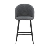 Artiss Fenille Sherpa Bar Stools - Set of 2