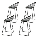 Artiss 4x Modern Black Bar Stools