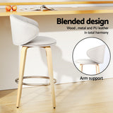 Flinders Bar Stool, Beige 4pcs