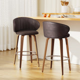 Flinders Bar Stool, Brown 2pcs