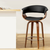 Red Hill black bar stool in a modern Australian kitchen
