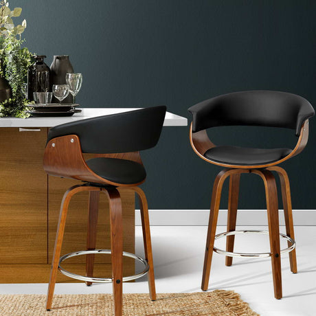 Artiss swivel bar stool base and swivel mechanism detail — Allure Home Collections