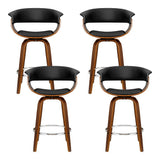 Red Hill black bar stool in a modern Australian kitchen view 3