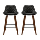 Somerville black bar stool in a modern Australian kitchen view 3