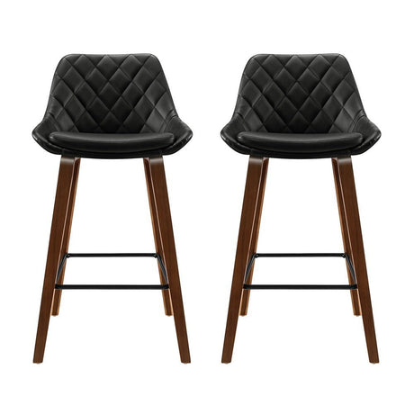 Somerville black bar stool in a modern Australian kitchen view 3