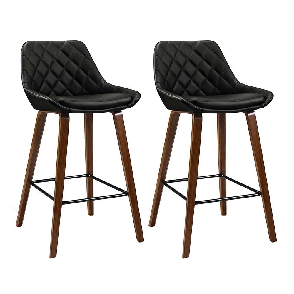 Somerville black bar stool in a modern Australian kitchen view 7
