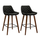 Somerville black bar stool in a modern Australian kitchen view 7
