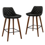 Somerville black bar stool in a modern Australian kitchen view 3