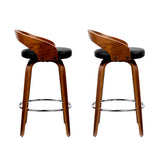 Two Artiss elegant swivel bar stools at kitchen island — Allure Home Collections