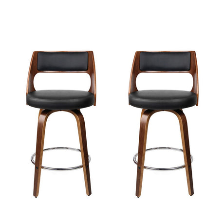 Artiss leather bar stool seat and backrest close-up — Allure Home Collections