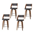 Artiss swivel leather bar stools set of 4 at 65cm height — Allure Home Collections