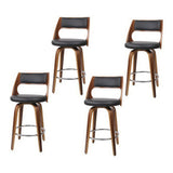 Artiss swivel leather bar stools set of 4 at 65cm height — Allure Home Collections