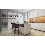 Artiss swivel bar stools in open-plan kitchen setting — Allure Home Collections