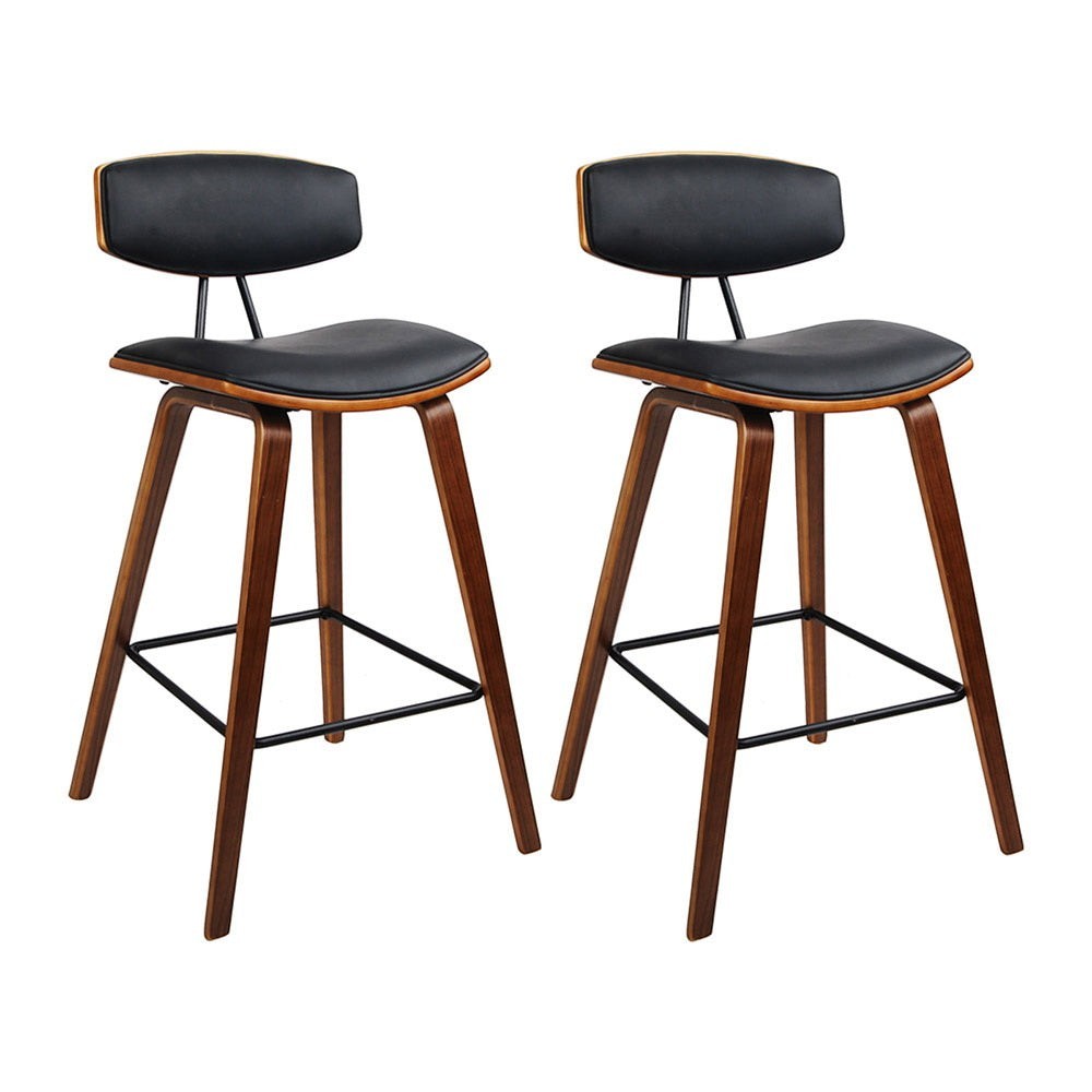 Main Ridge black bar stool in a modern Australian kitchen view 2