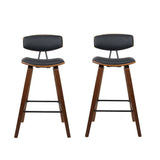 Main Ridge black bar stool in a modern Australian kitchen view 4
