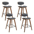 Main Ridge black bar stool in a modern Australian kitchen view 2
