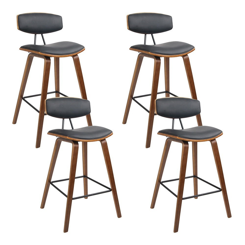 Main Ridge black bar stool in a modern Australian kitchen view 2