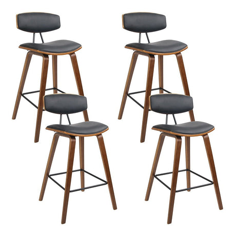 Main Ridge black bar stool in a modern Australian kitchen view 2