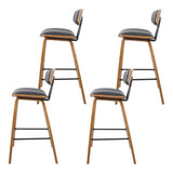 Main Ridge black bar stool in a modern Australian kitchen view 4