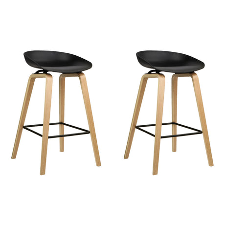 Artiss modern wooden bar stools set of 2 — Allure Home Collections