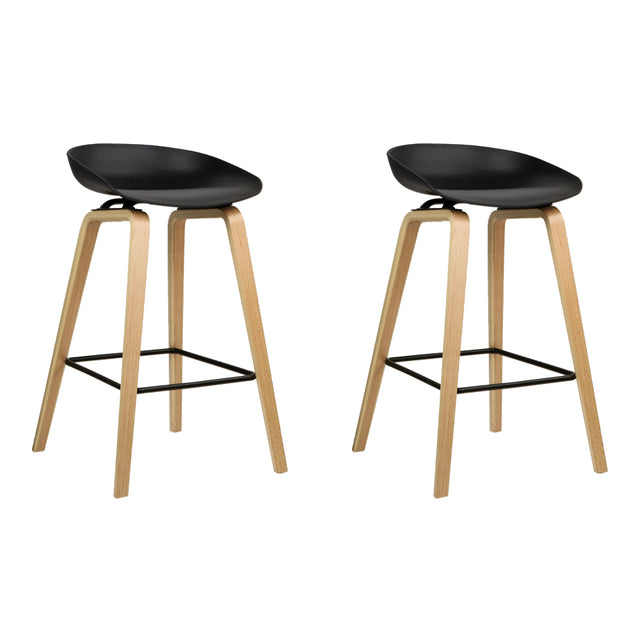 Artiss modern wooden bar stools set of 2 — Allure Home Collections