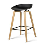 Artiss modern elegance black wooden bar stools set of 4 — Allure Home Collections