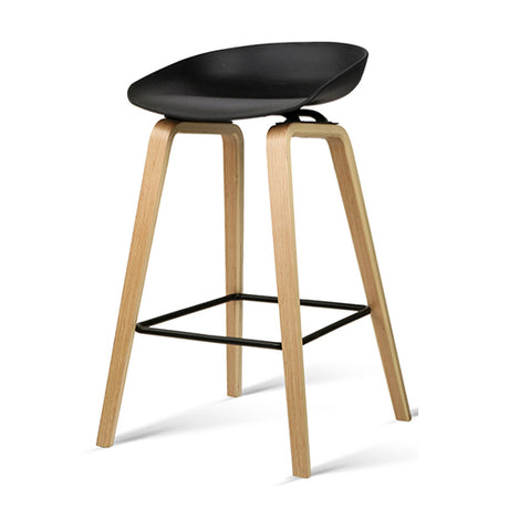 Artiss modern elegance black wooden bar stools set of 4 — Allure Home Collections