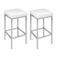 Pearcedale white bar stool in a modern Australian kitchen view 3