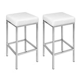 Pearcedale white bar stool in a modern Australian kitchen view 3