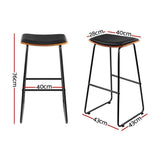 Tyabb black bar stool in a modern Australian kitchen view 2