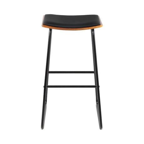 Tyabb black bar stool in a modern Australian kitchen view 3