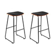 Tyabb black bar stool in a modern Australian kitchen view 8
