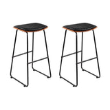 Tyabb black bar stool in a modern Australian kitchen view 8