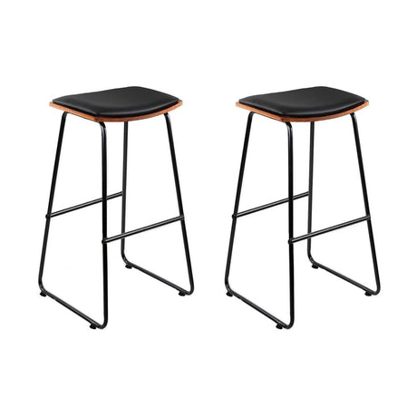 Tyabb black bar stool in a modern Australian kitchen view 8